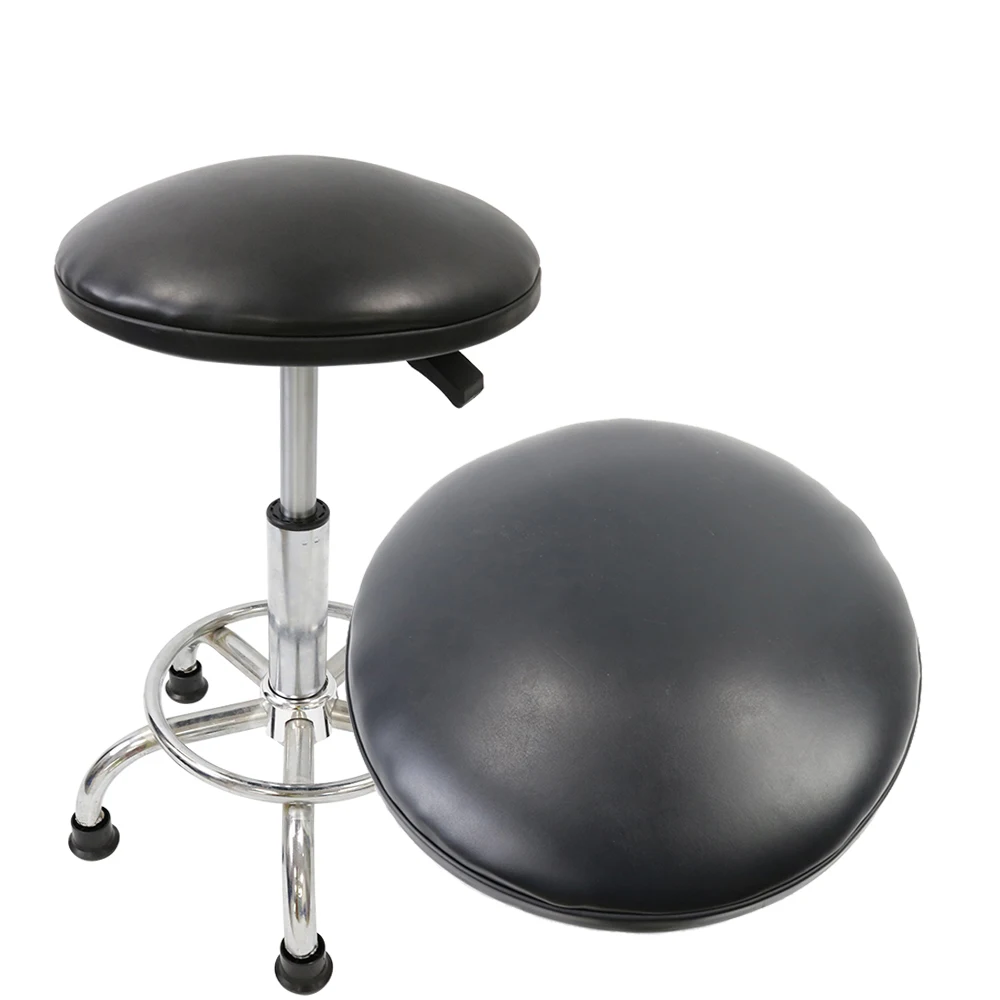 QXR Bar Stool Seat Cushion Black PU leather Soft Laboratory Furniture ESD Antistatic Stool Replacement Part