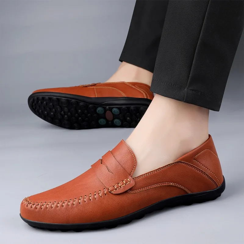 جو بسيط، غير قابل للانزلاق ومقاوم للاهتراء، حذاء بدون كعب عالي الجودة بدواسة واحدة، خفيف وجيد التهوية