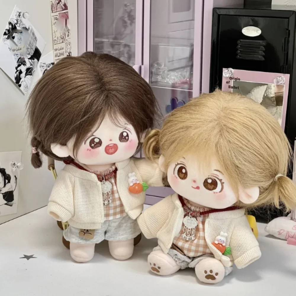 

1 set Bellyband 20cm Cotton Doll Clothes Coat Outfit Cotton Doll's Clothes Fashion Mini Plush Doll Clothes Children's Gift