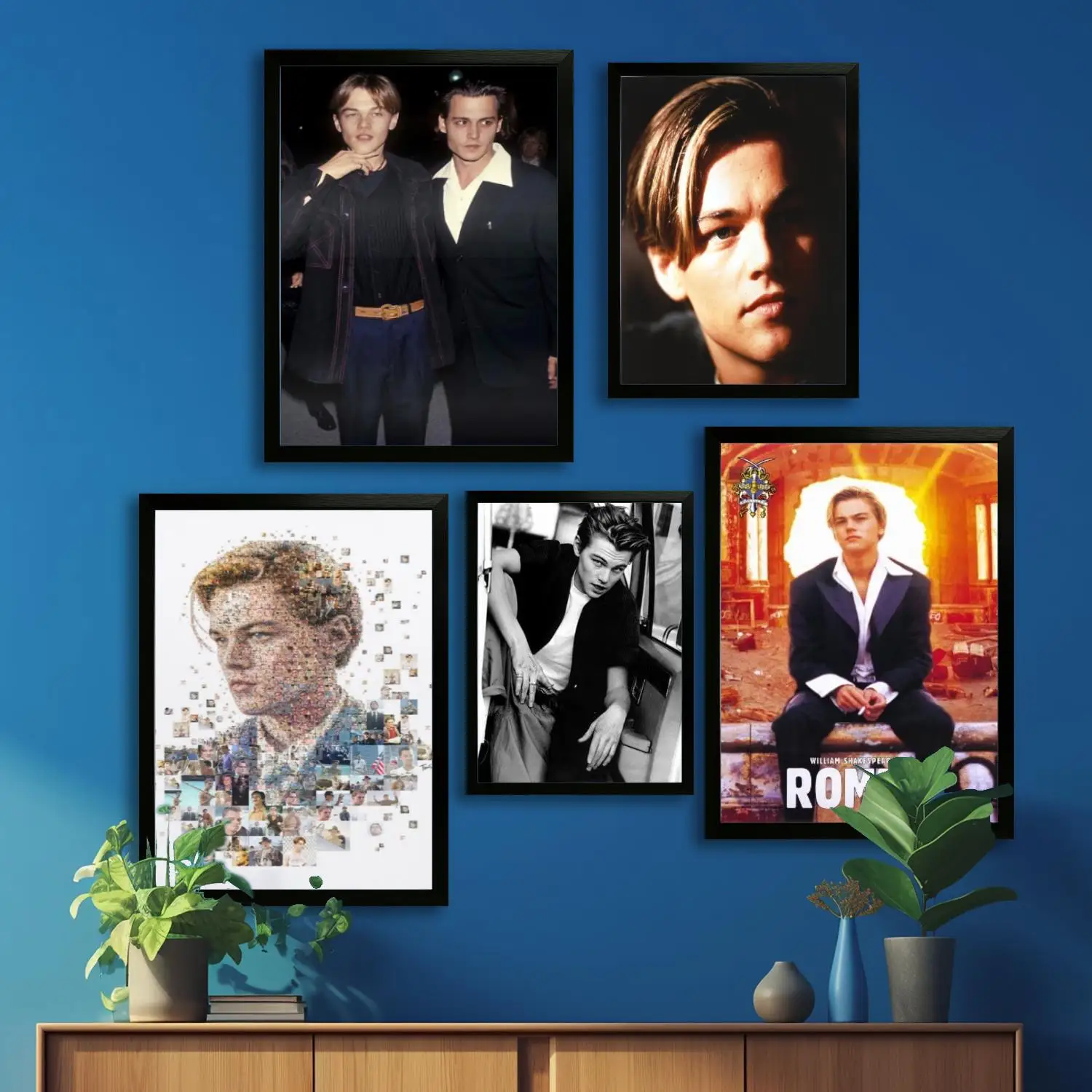 leo dicaprio Canvas Art Poster, Wall Art Picture Print, Modern Family Bedroom Decor Posters,Decorative painting