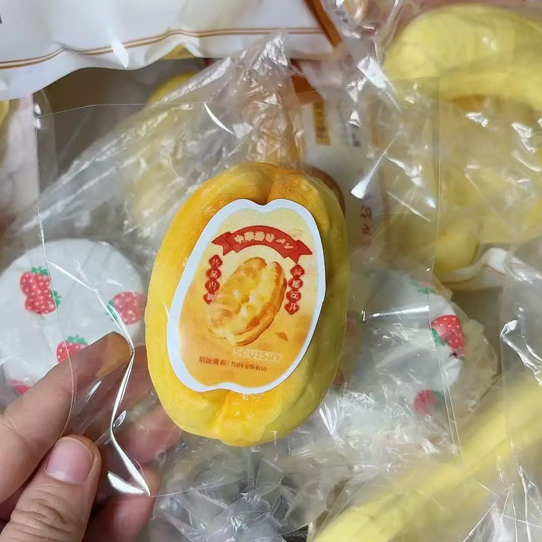 Pu lento rebote molhado comida macia jogar squeeze brinquedo simulação donut pão modelo bonito squishy sentir alívio do estresse feliz fidget