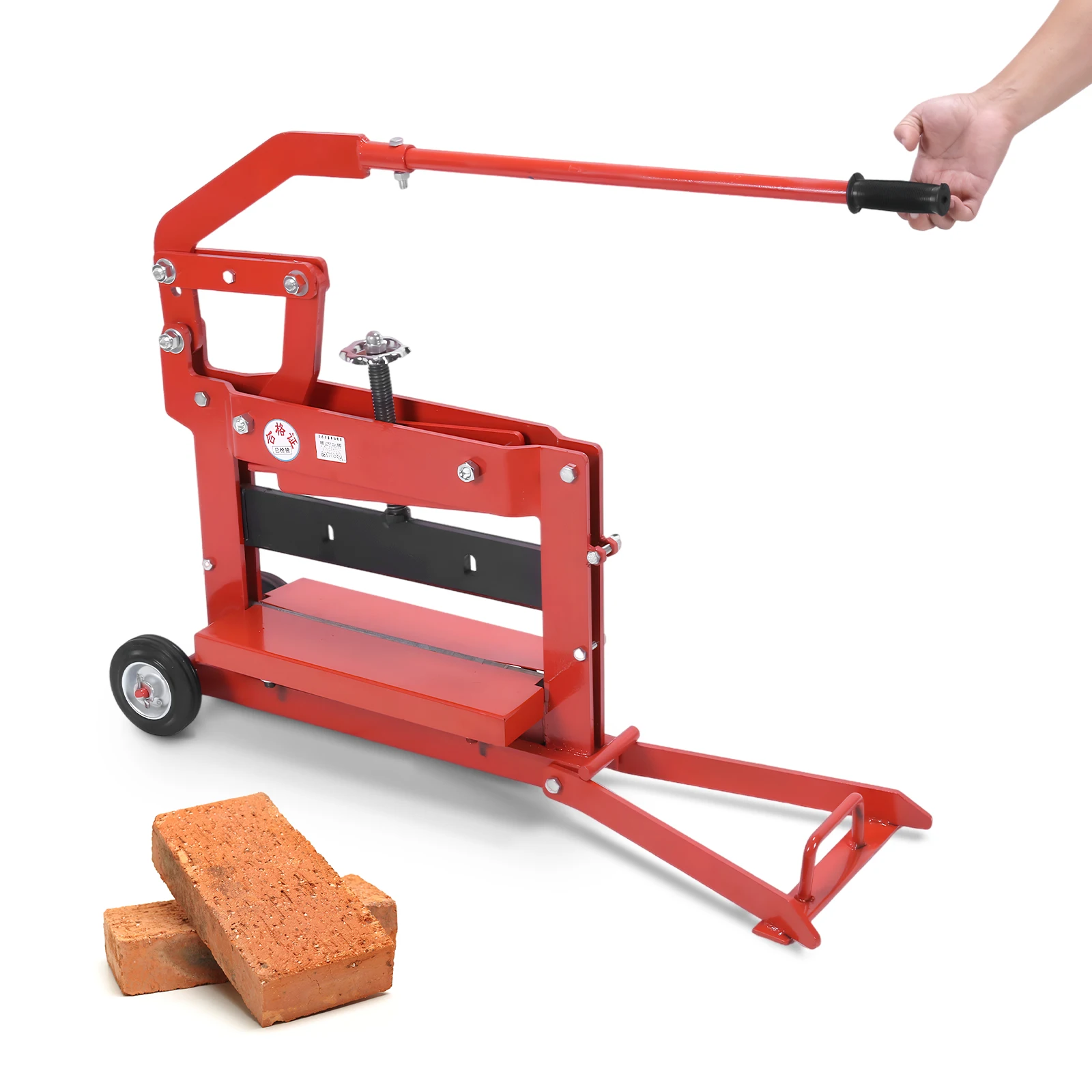 

Камнерез с колесами для резки блоков и плитки, толщина резки 0-11,8 дюймов, для нарезки пазов в граните, мраморе, камне