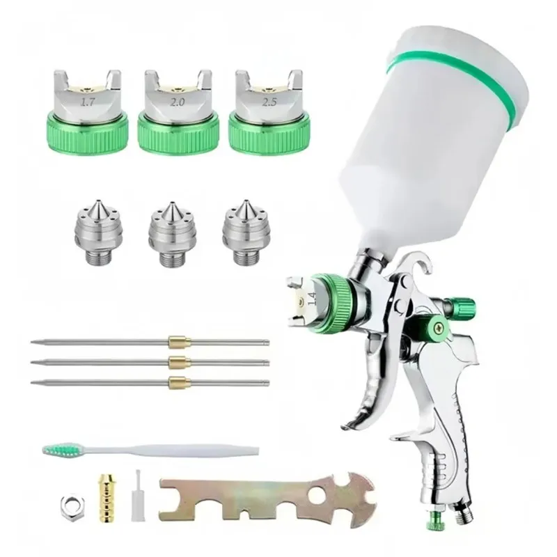 M12K-High Efficiency Spray Gun,600Ml, 4 Interchangeable Nozzles For Home And Industrial Use