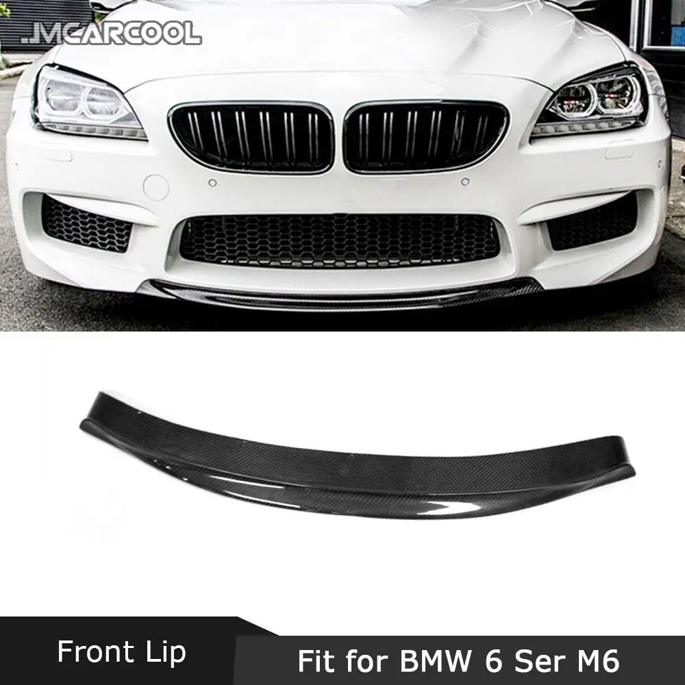 

Carbon fiber Black Front Bumper Lip Spoiler Fit for BMW 6 Series F06 F12 F13 M6 2013 2014 2015 2016 2017 2018