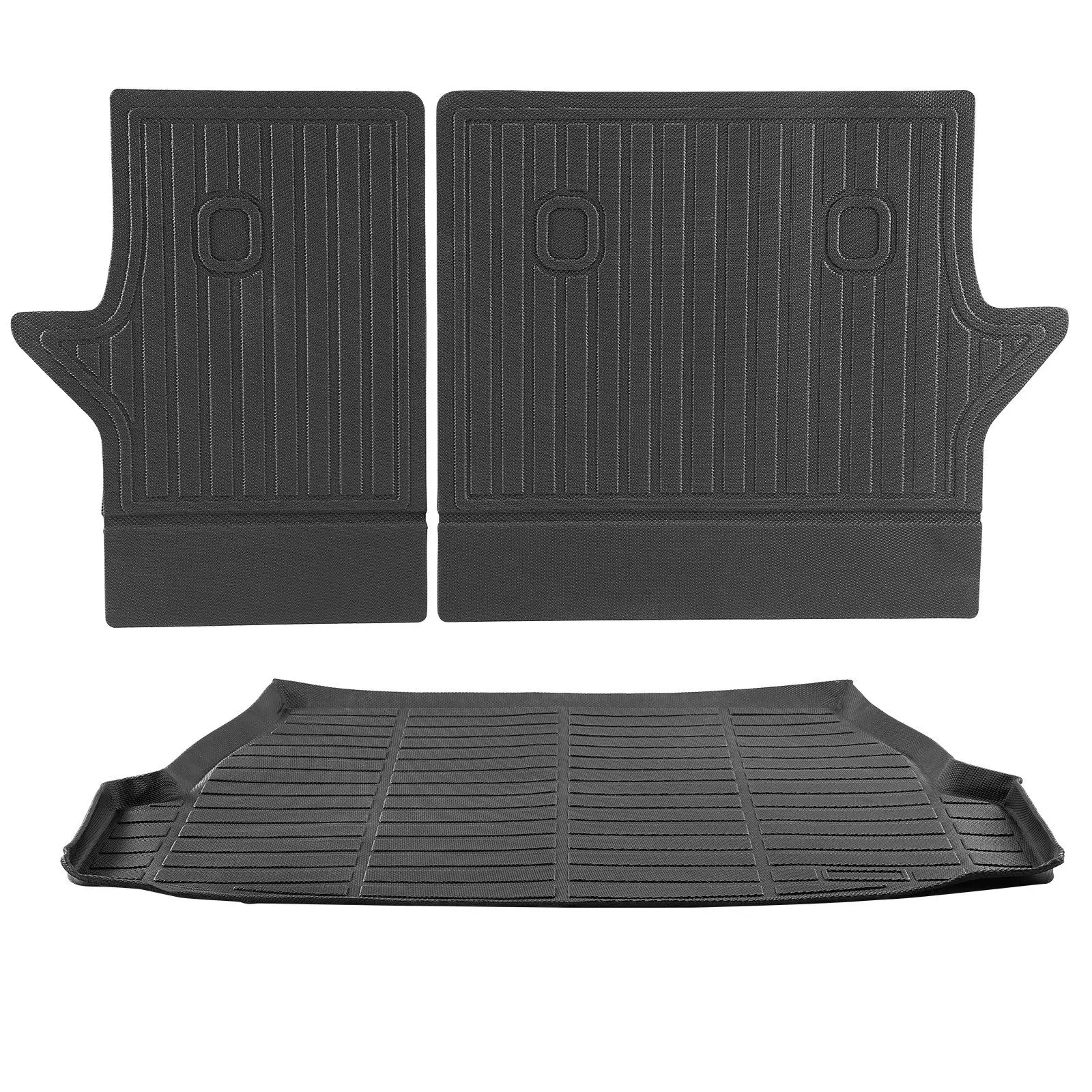 

All-Terrain Cargo Liner Kit for RAV4 2019-2024, Compatible with Trunk & Seat Back, Heavy-Gauge TPE, Leak-Proof Raised Borders