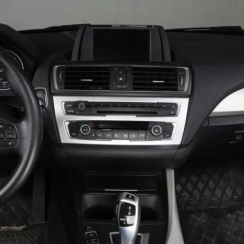 ABS Console CD Panel Frame AC Air Vents Cover Sticker Trim For BMW 1 2 Series F20 F21 F22 F23 2012-2018 Car Accessories
