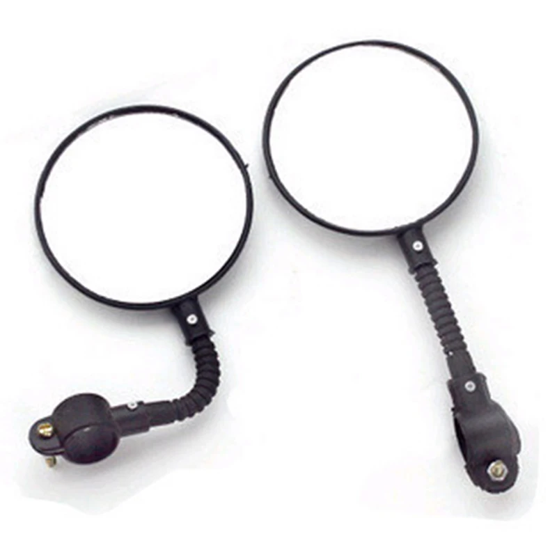 2Pcs Bicycle mirror Bike Handlebar Flexible Rear Back Mirror Rearview  New