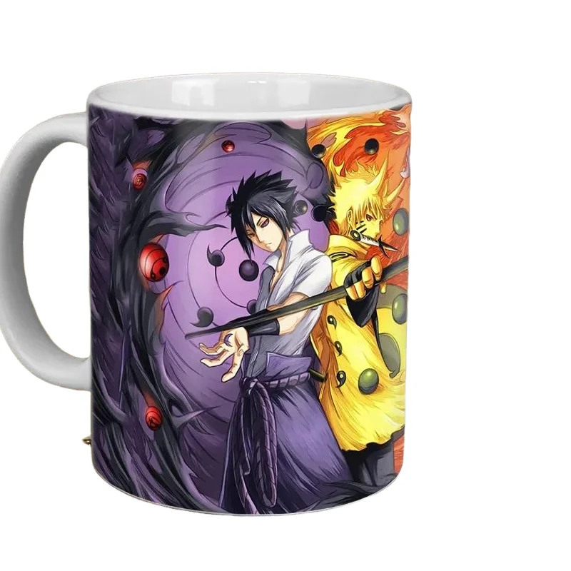 BANDAI Naruto Uzumaki Naruto Ceramic Coffee Ceramic Cup Cartoon Animation New Fashion High End Gift Fast Delivery for Boys Girls