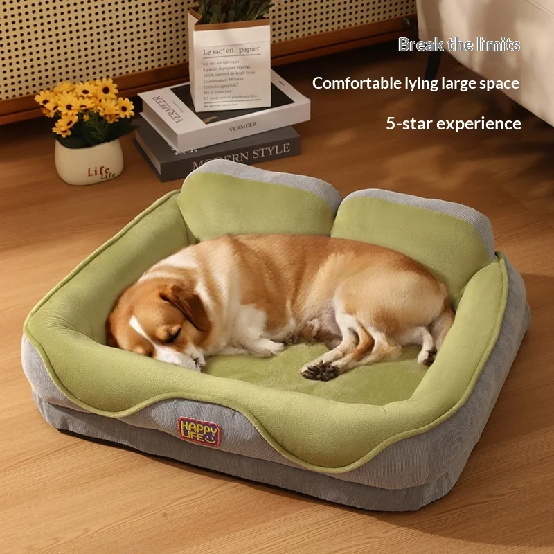 Cama elevada ortopédica acolchada para perros con soporte cervical - imagen 4