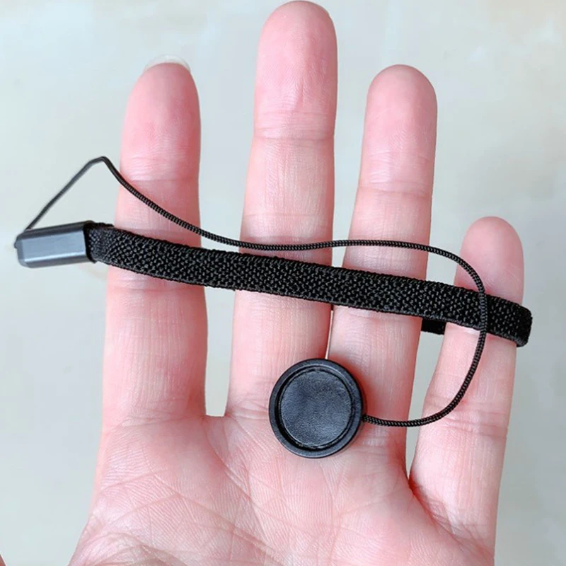 Lens Cover Cap Titular Keeper Strap, Cordão, Corda Trela Corda para Câmera, Anti-Lost, 1,5 Pcs