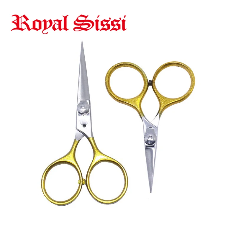 Royal Sissi Tijeras Atar Moscas – Acero carbono, súper afiladas, tensión ajustable - imagen 4