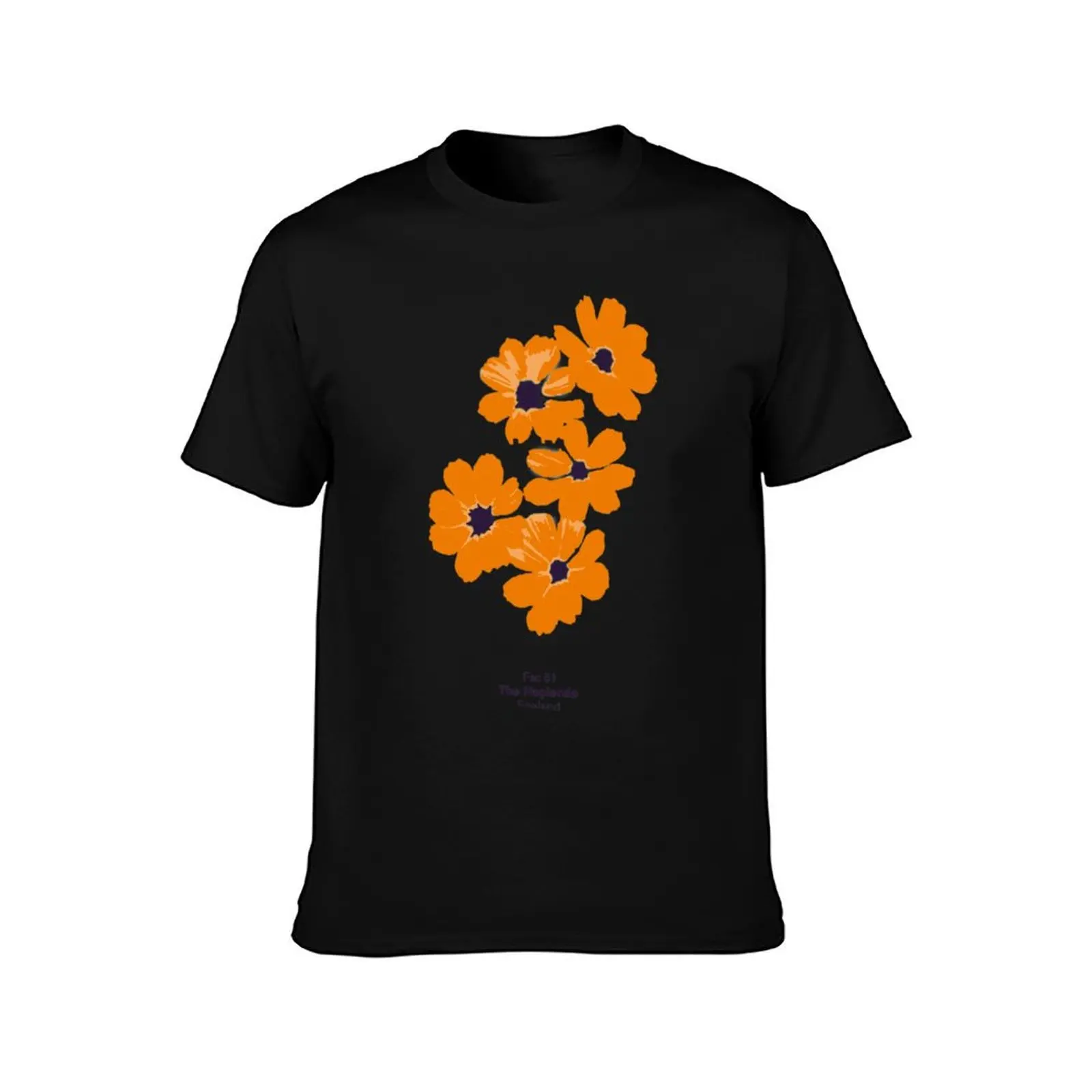 The Hacienda Fac 51 Flowers Classic T-Shirt Street Style Casual Tee Shirt