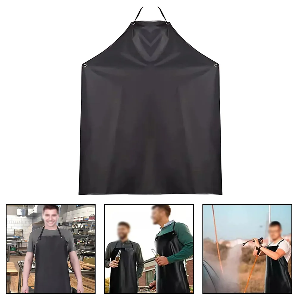 Arbeitstuch, Metzgerschürze, Fisch, wasserdicht, Vinyl, beständig, Gummi, Laborverwendung, 110 cm x 75 cm, Restaurant-Food-Service-Uniformen, industriell
