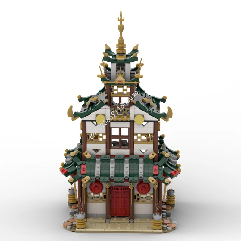 

808 шт. МОДЕЛЬ MOC 10 АЛЬТЕРНАТИВНАЯ ВЕРСИЯ Строительные блоки Ninjia Рождественский подарок Обучающие игрушки Практические инновации