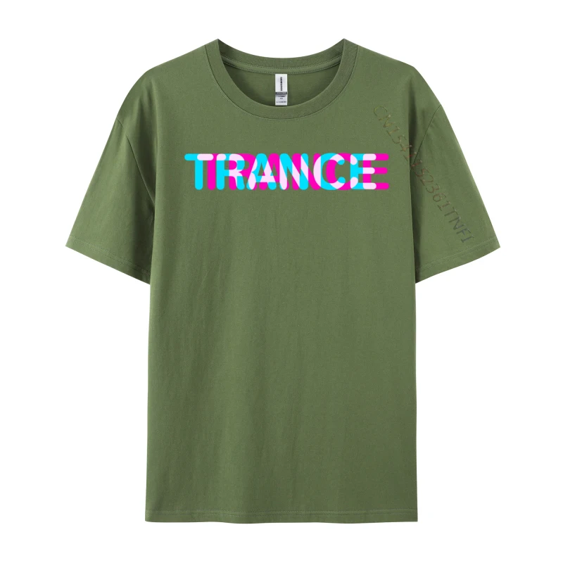 Trance music disco sound Trance music disco sound Men Tshirts Loose Tops T Shirt Premium Cotton Tee Shirts