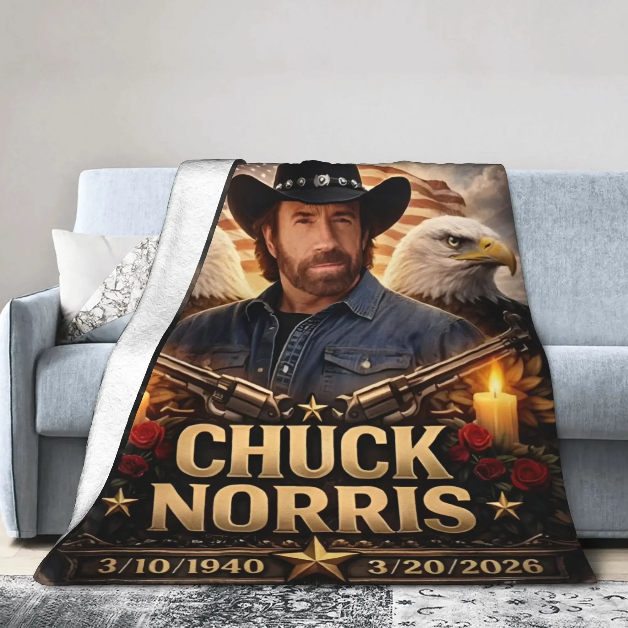 Custom Chuck Norris Blanket Fleece Awesome Soft Throw Blanket For Bedding Lounge Textile Decor,