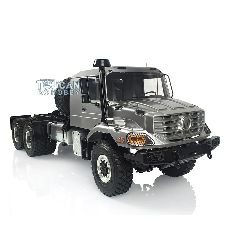 Camion tracteur télécommandé tout-terrain, jouet en métal, échelle 157, 6x6, 2 vitesses, serrure ou.com, TH17Ath, JDM 1/14 RTR RC inoler