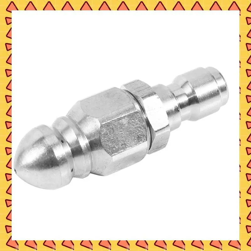 

A008 3 шт. 1/4 дюйма 5000 фунтов на квадратный дюйм канализационная форсунка для сливного шланга давления сопла для быстрого разъема для мойки высокого давления 1/4