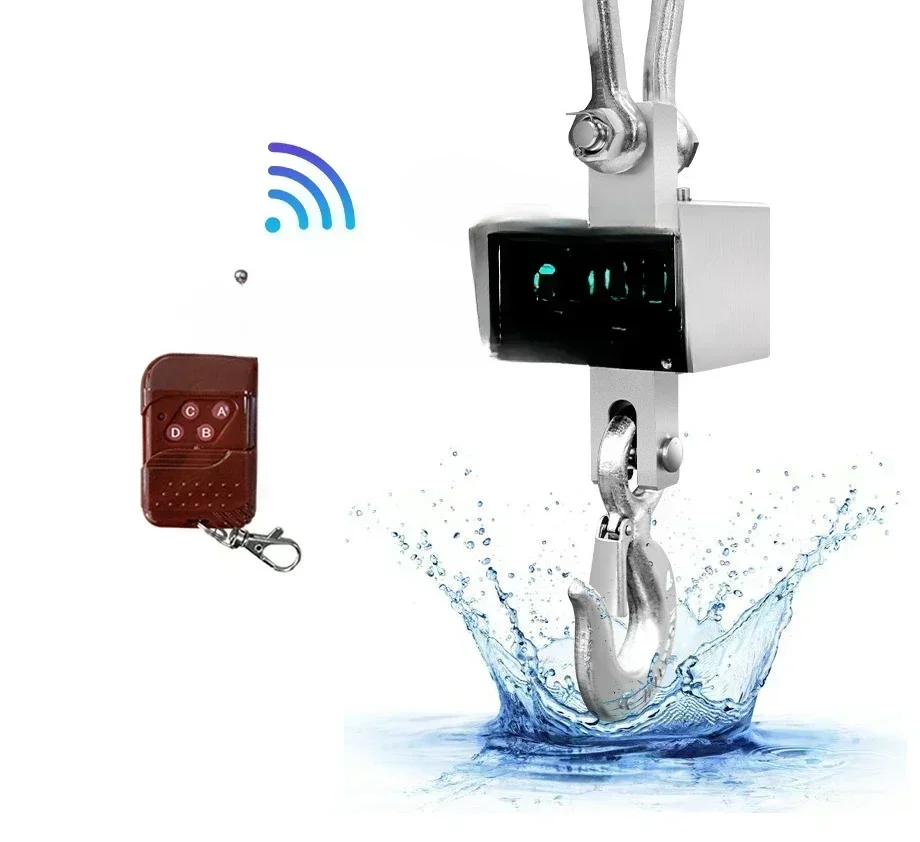 Bluetooth Crane Scale 20t Wireless Weighing Scale 10t Electronic Industrial Hanging Scale