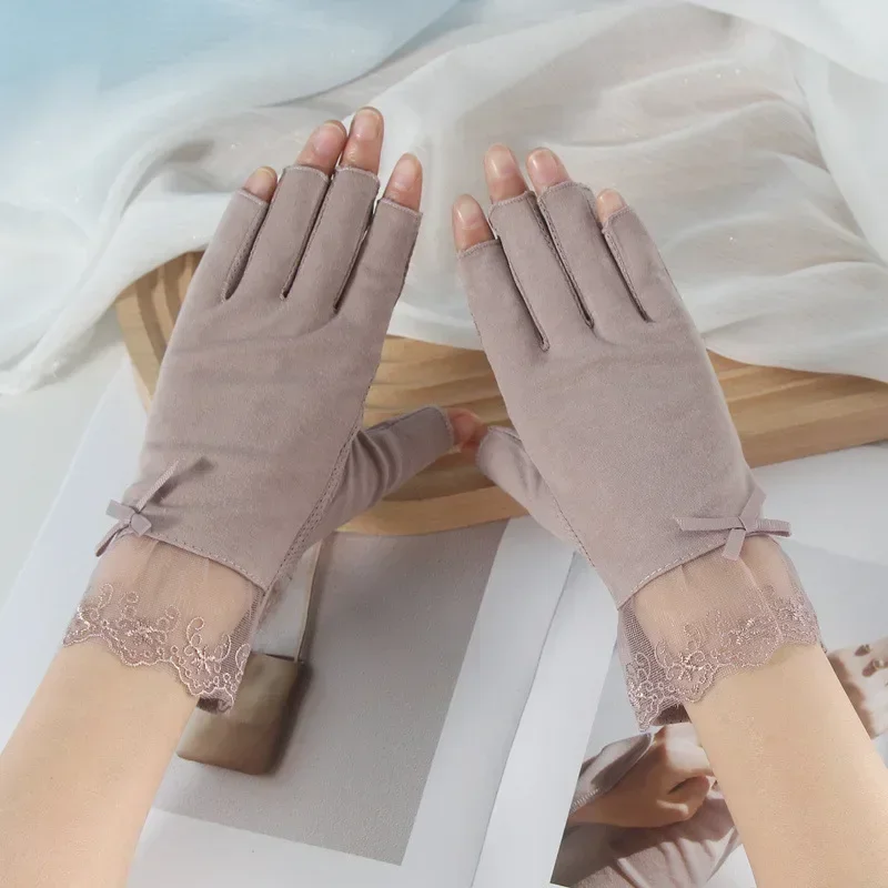 UV 차단 네일 장갑 UV 젤 쉴드 장갑 손가락 없는 매니큐어 네일 아트 도구 LED 램프 네일 건조기 방사선 차단 핸드