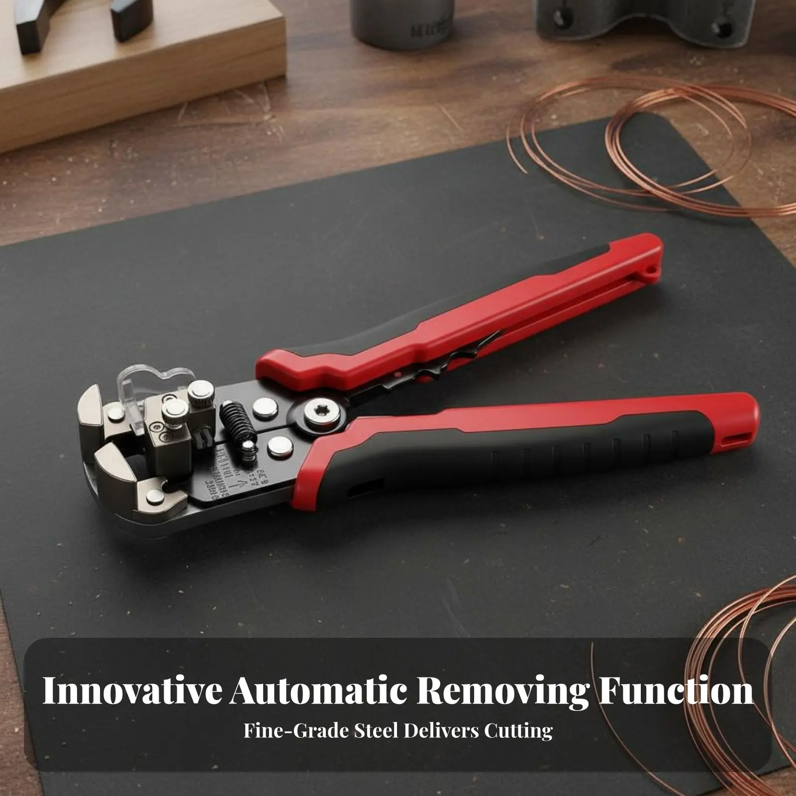

Automatic Wire Remover No Inner Wire Damage Auto-Adjusting Wire Peeling Pliers Power-Related Cord Peeling Tool Sturdy Duty
