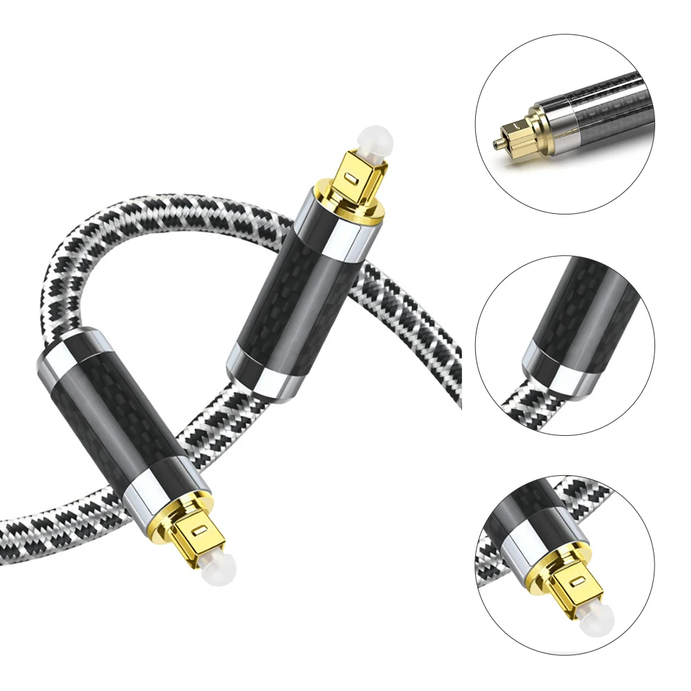 

Optical Cable Cord for Digital TVs Sound System High-Fidelity Line Fibre Optic Patch Cord Wear-Resistant