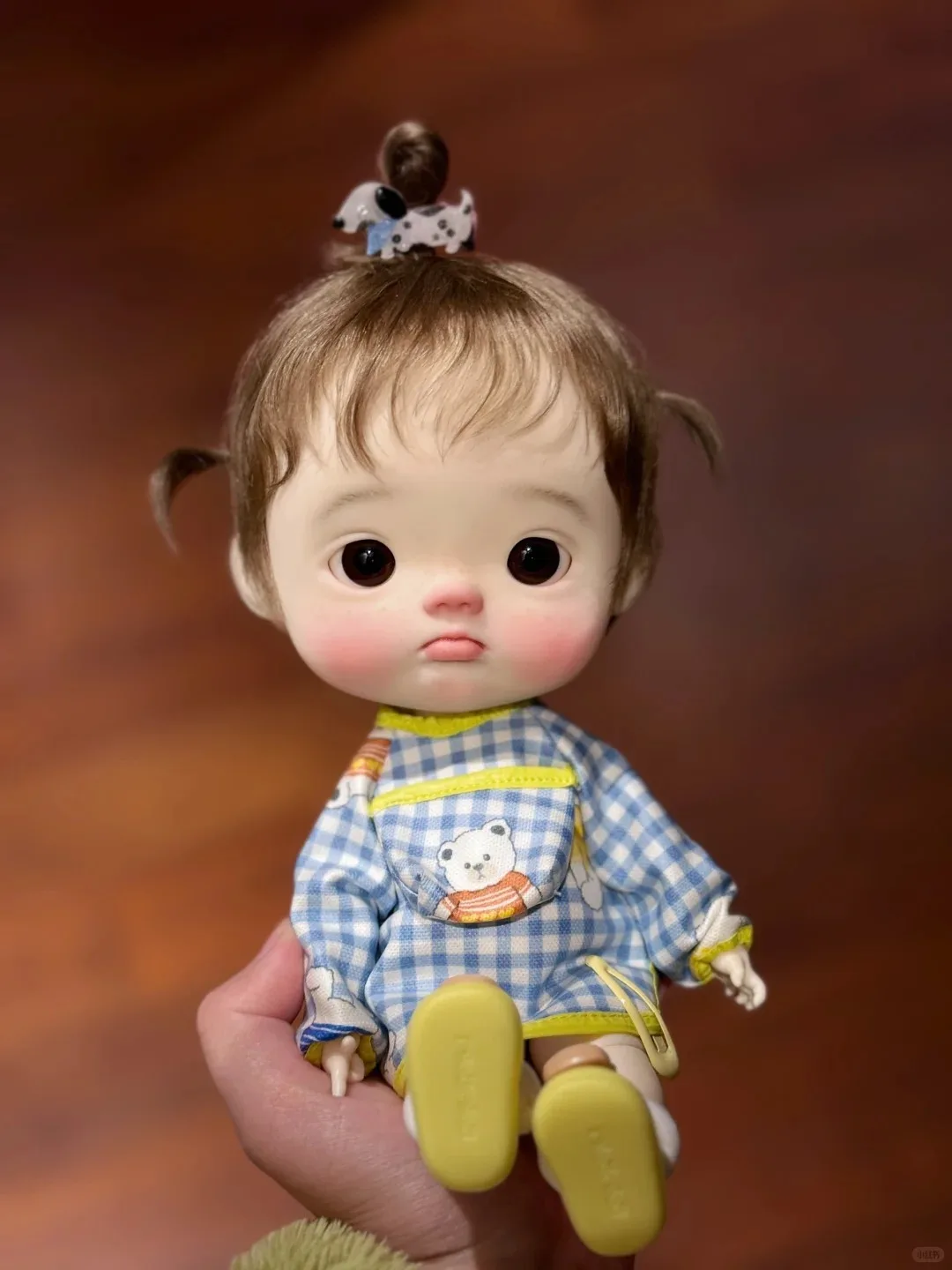 

Кукла DaMeng Bjd 1/6 dianmei Spot QbabyBig Head Smile, полимерная шарнирная художественная игрушка, куклы для девочек