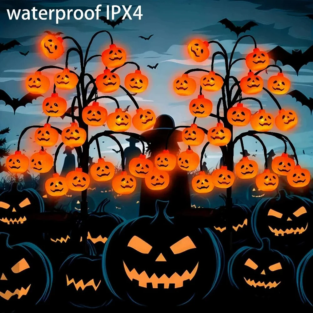 Waterproof LED Halloween Yard Stakes Energy Efficient LED, Long Run Time. Backyard Holiday Atmosphere Setter