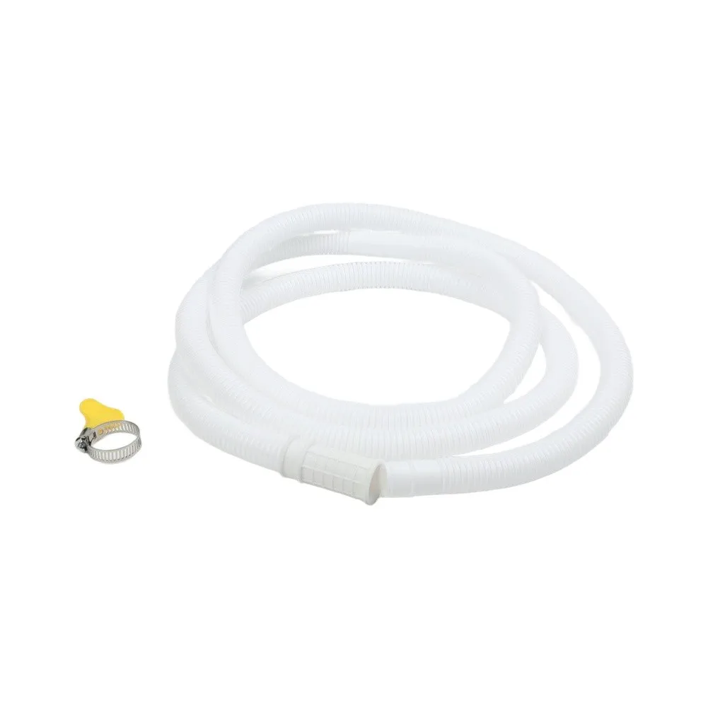 Washing Machine Water Inlet Tube 2M 5M for Semi-Auto Washer Air Conditioner Drain and Extension Use with Stainless Clamp
