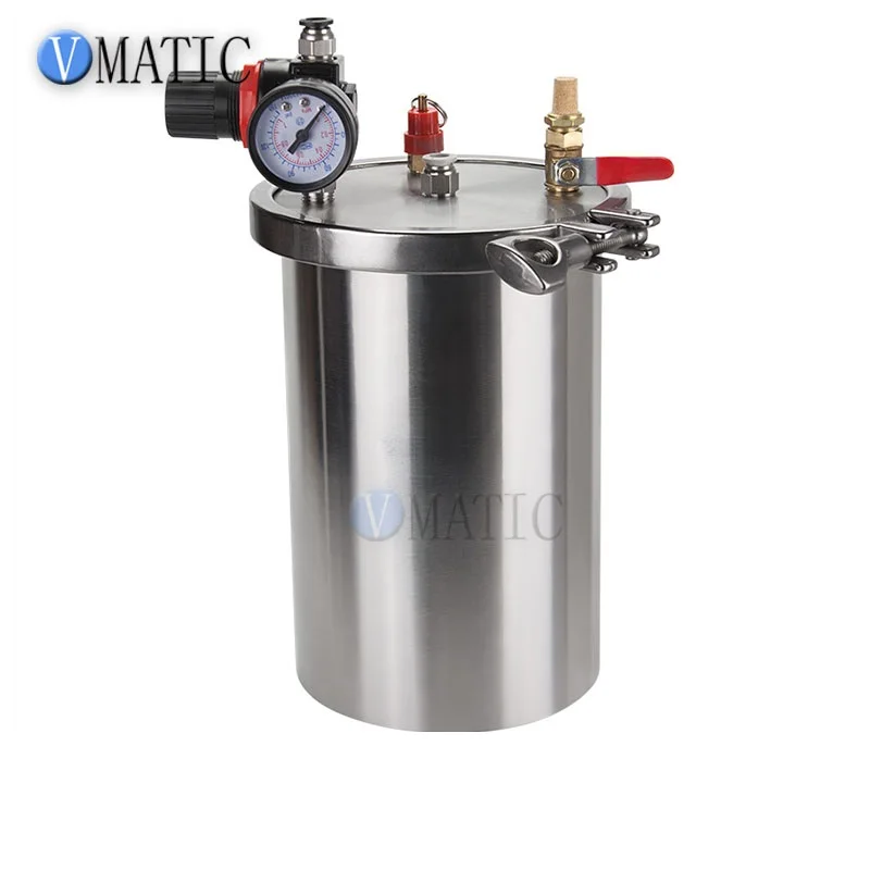 Free Shipping High Quality Clip Frame Type Stainless Steel Pneumatic Pressure Tank