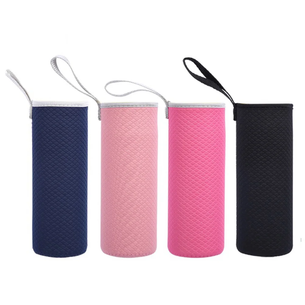 

Thermal Insulated Bottle Carrier 550Ml Cup Cover Soft Elastic Heat Preservation Water Bottle Sleeve Travel Bag Glass Holder