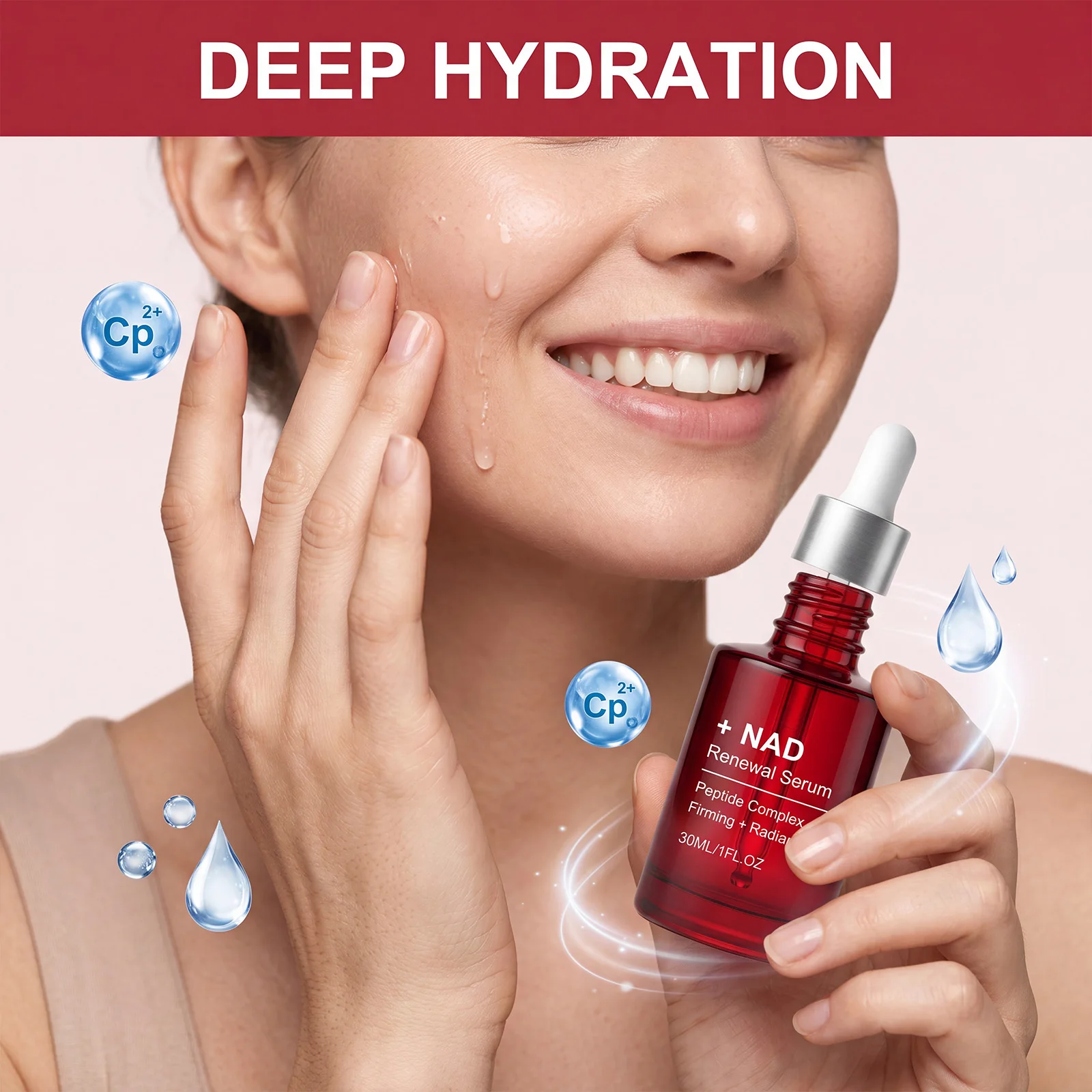 Nourishing Renewal Face Serum Deep Hydrating Plumping Clear Complexion Smooth Soft Radiant Glow Essence All Skin Types Care