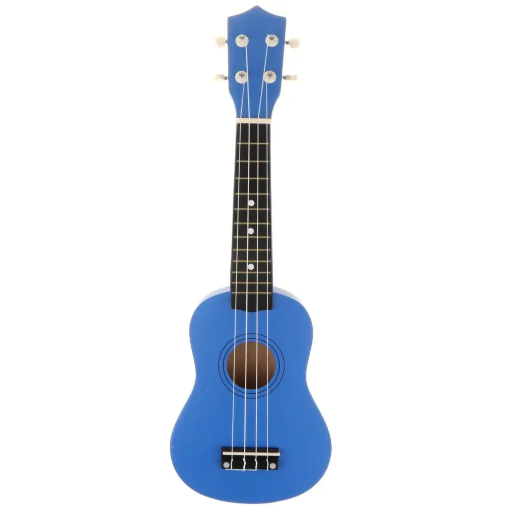 Mini Ukulele 21 Inch Basswood 4 String Guitar Toy Music Gift for Children Entry Level Beginners