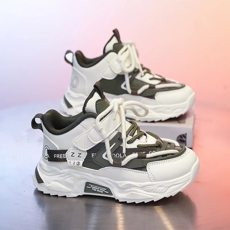 

High Quality Children's Sneakers for Boys Girls Comfortable Outdoor Footwear Sole Soft Sports Shoes School Running Kid Shoes