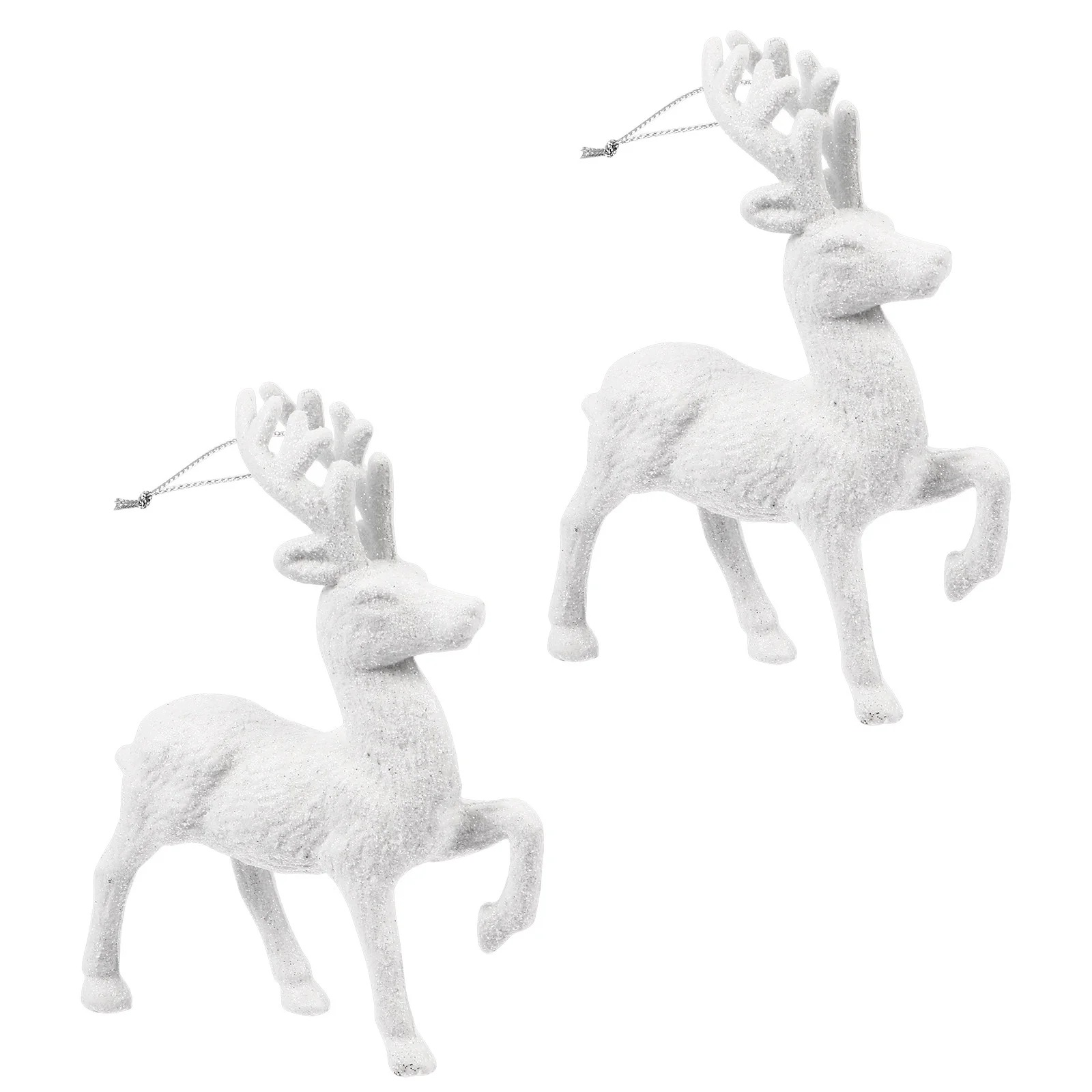 

2Pcs Christmas Reindeer Pendant Hanging Ornament for Tree Window Home Hotel Decor Xmas Party Decoration Lovely Festival