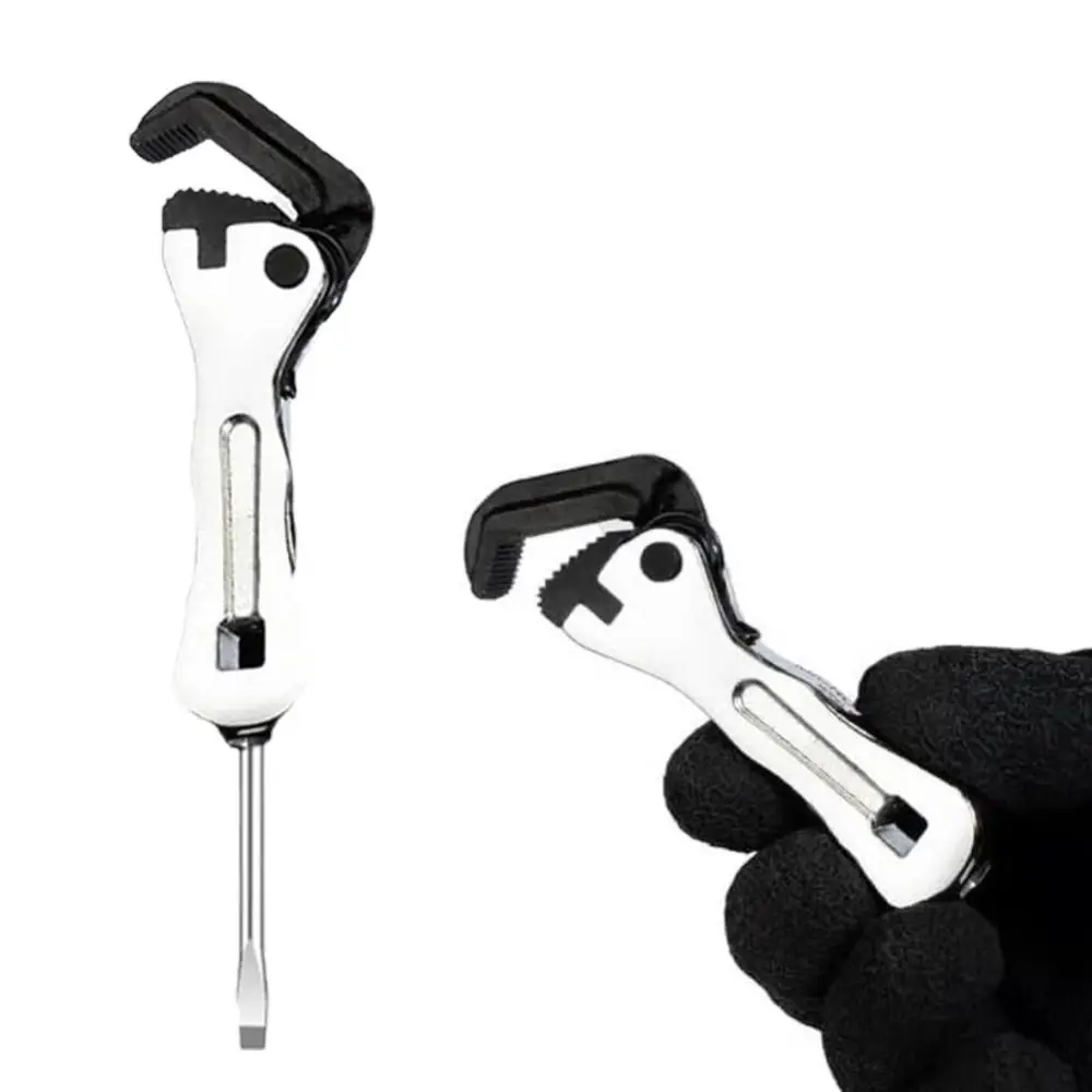 

Micro Stubby Pipe Vise Wrench Portable Multi-function Wrench 2-in-1 Wrench Tool for Tight Spaces