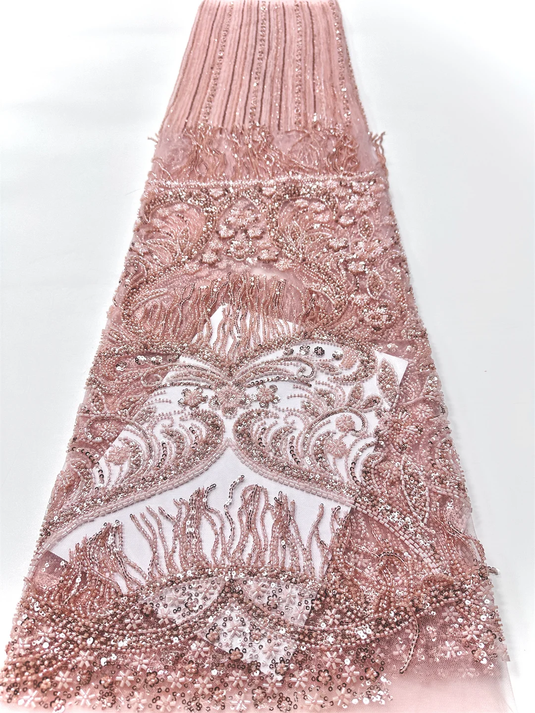 رائجة البيع 2025 جديد تول أقمشة الدانتيل مع الخرز الترتر جديد الأفريقي النيجيري الفرنسية الراقية حفل زفاف العروس الخياطة فستان