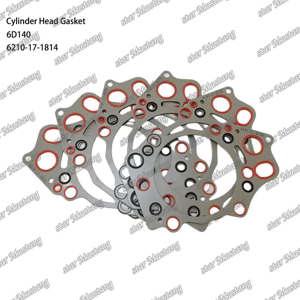 6D140 Cylinder Head Gasket 6210-17-1814 Suitable For Komatsu Engine Parts