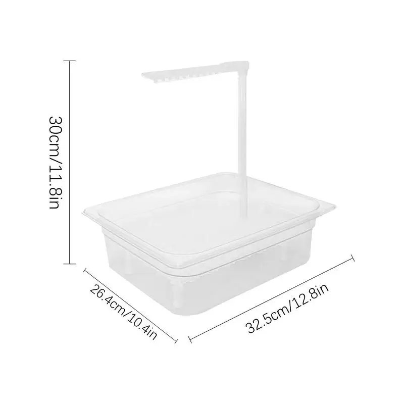 

Bird Shower Box Small Parrot Tub Bowl Multifunctional Shower Fountain With Multiple Faucets Cage Accessory For African Grey