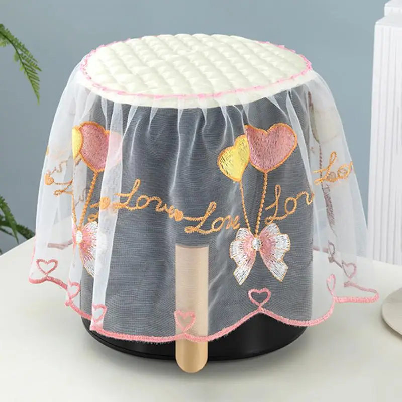 

Universal Air Fryer Dust Cover Electric Rice Pot Dust Cover Lace Fabric Cover For Laundry Kitchen Appliances Dust Cover