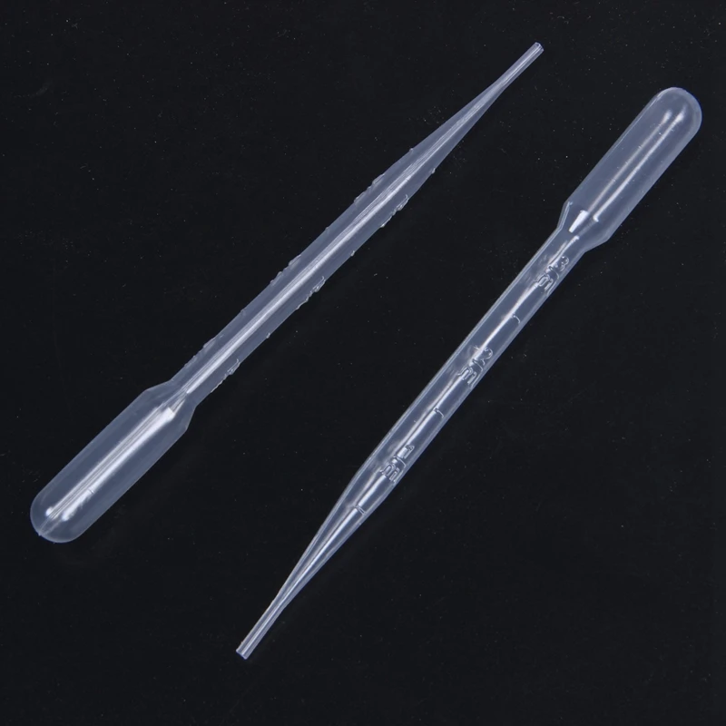 300PCS Graduated Pipettes Dropper Polyethylene (3Ml)