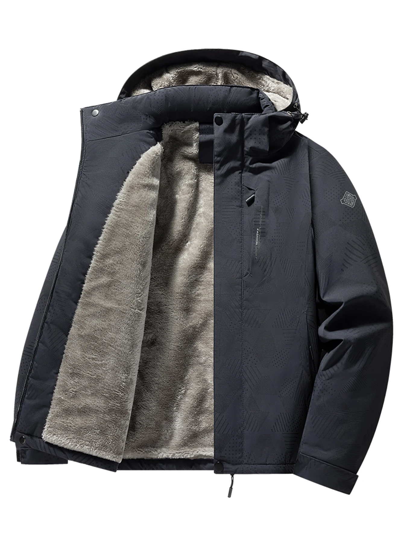 Men's Autumn and Winter Outwears, Men's Long-Sleeved Jackets, Men's Cotton Outwears, Hooded Long-Sleeved Outwears, Men's Jackets, Hooded Woven Jackets