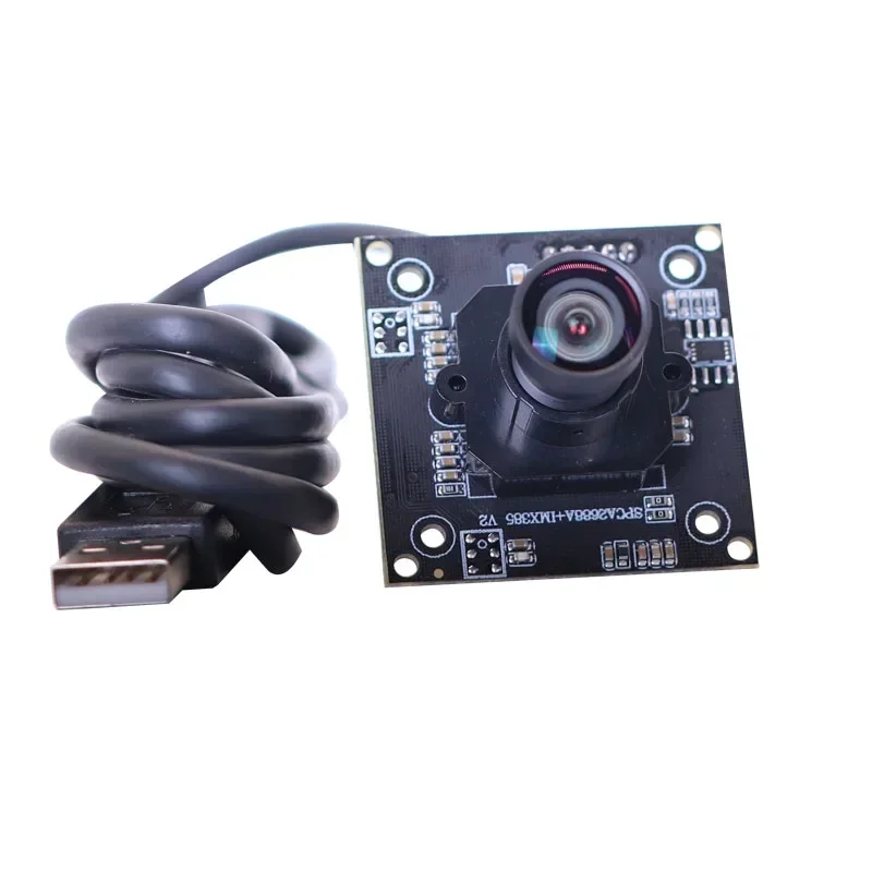 

New 14209 1080P IMX385 38mm 2.8mm 115degree Distortionless 60fps PCBA Face Recognition Industrial Machine Vision Usb Camera Mod