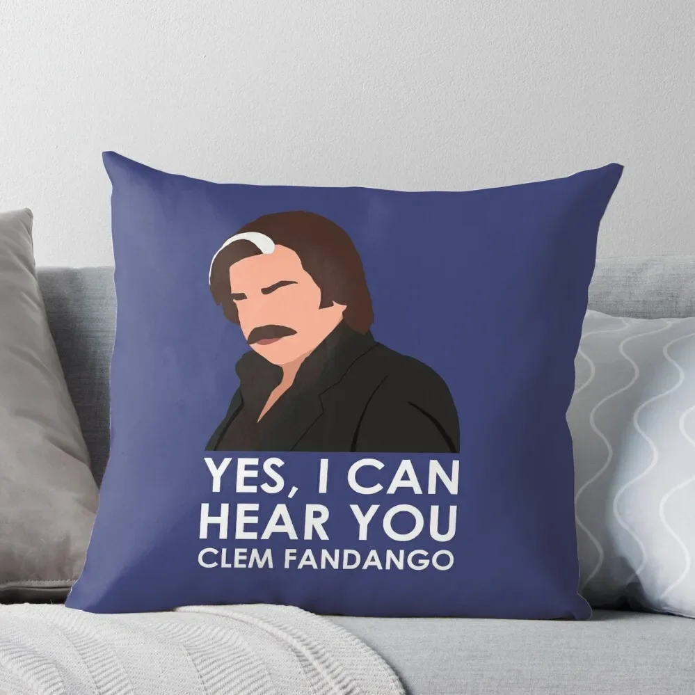 

Yes, I can hear you Clem Fandango. Throw Pillow Anime ornamental pillows Plaid Sofa