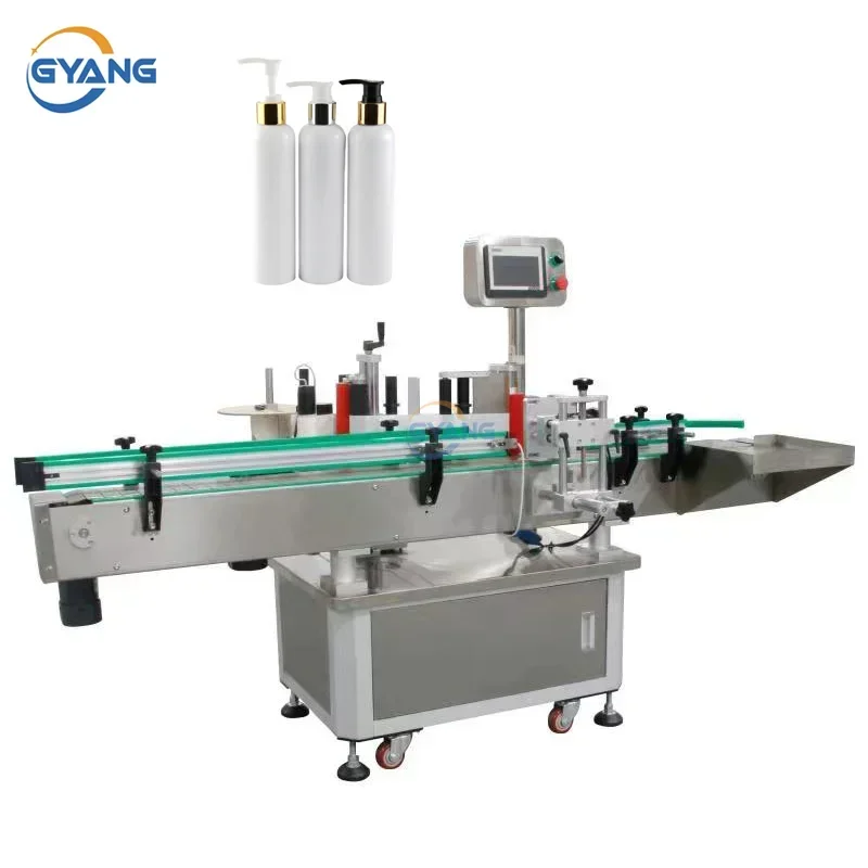 Automatic Vial Labeling Machine Industrial Round Jar Flat Bottle Labelling Machine Kenya