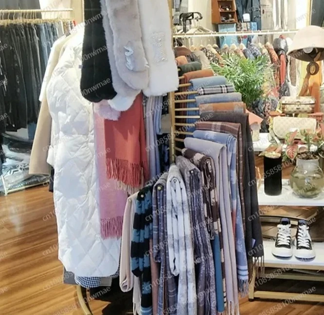 

Многофункциональная подставка из кованого железа для шарфов, ремней, сумок, напольный органайзер