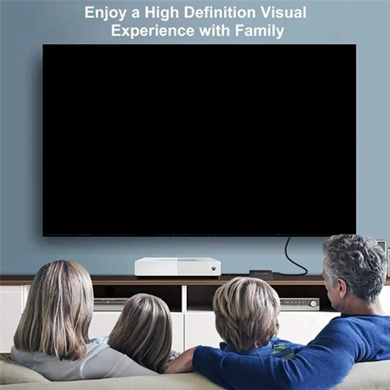 Конвертер Scart в аудиоконвертер Адаптер видеокабельной коробки поддерживает адаптер преобразования HD 1080P