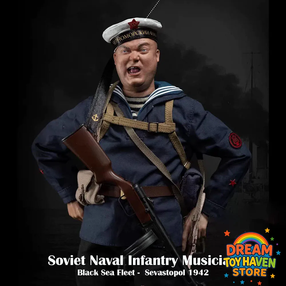 

FP021 1/6 Scale Male Soldier Soviet Naval Infantry Musician Black Sea Fleet Sevastopol 1942 12Inch Action Figure Dolls