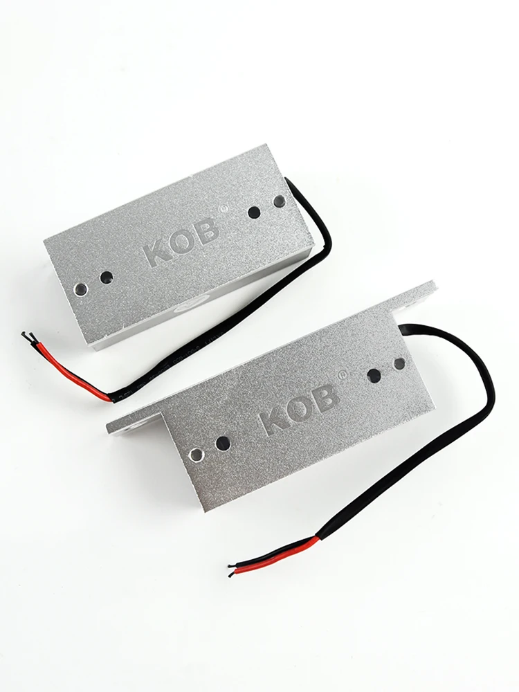 KOB contrôle d'accès serrure magnétique 60kg serrure électromagnétique porte unique retard retour serrure électrique étanche électronique