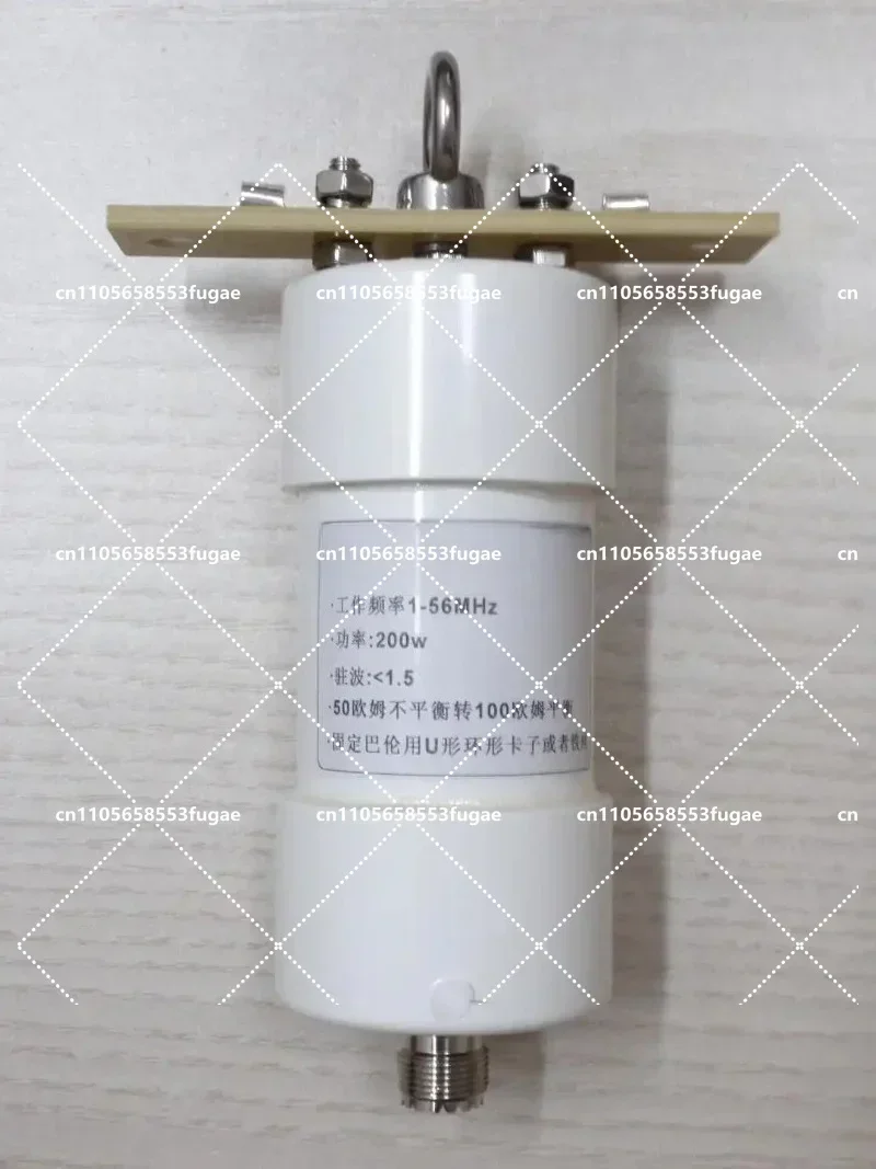 2 Balun 200W Shortwave Antenna Balun Converter Unbalanced to Balanced 50 Ohm to 100 Ohm for Radio Communication